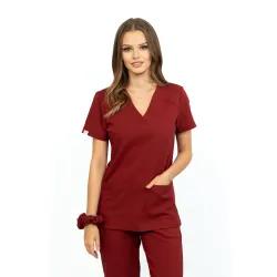 Bluzka medyczna SCRUBS MEDI TEDDY - COSTA MERLOT SCRUB